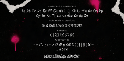 Crack Chaking Font Poster 9