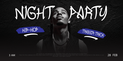 Crack Chaking Font Poster 6