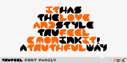TruFeel Font Poster 3