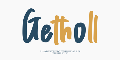 Getholl Font Poster 1