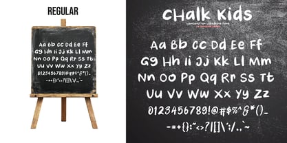 Chalking Font Poster 4