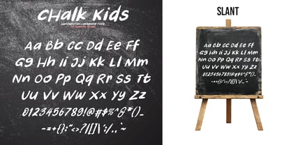 Chalking Font Poster 3