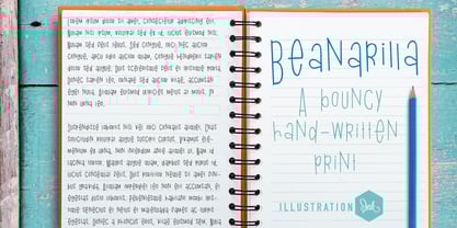 PN Beanarilla Font Poster 1