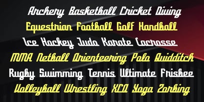 Glorytime Font Poster 9