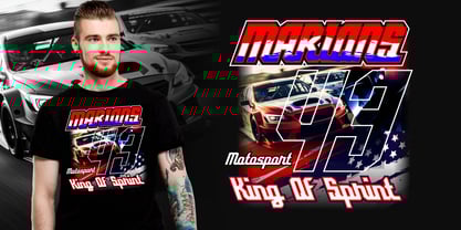 Glorytime Font Poster 7