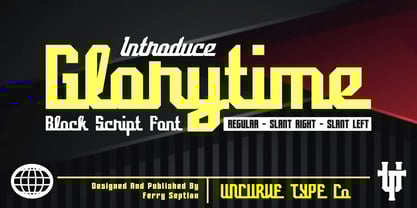 Glorytime Font Poster 1