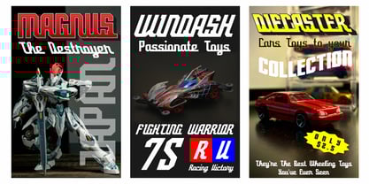 Glorytime Font Poster 4