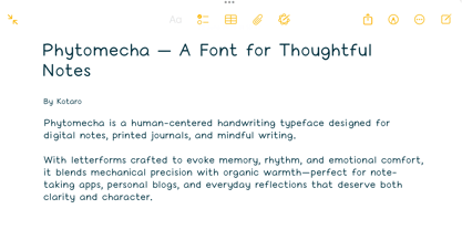 Phytomecha Font Poster 3