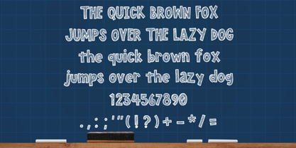 Nexa Chalk Font Poster 4