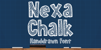 Nexa Chalk Font Poster 1