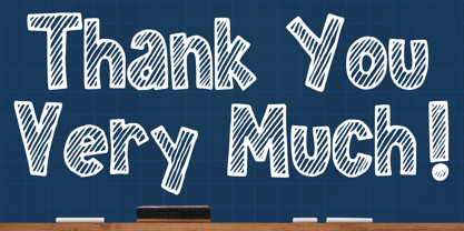 Nexa Chalk Font Poster 5
