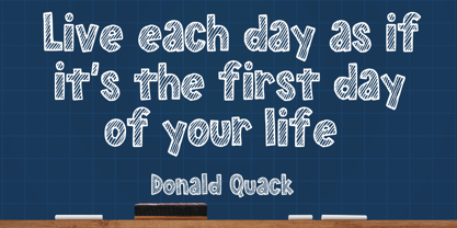 Nexa Chalk Font Poster 3