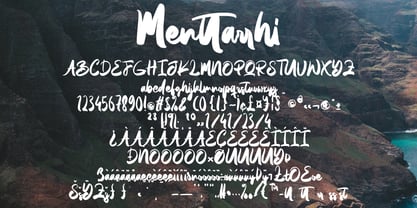 Menttarrhi Font Poster 5