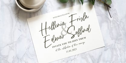 Hayira Signature Font Poster 2