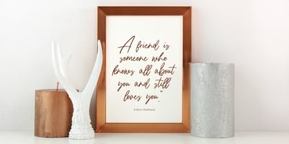 Hayira Signature Font Poster 7