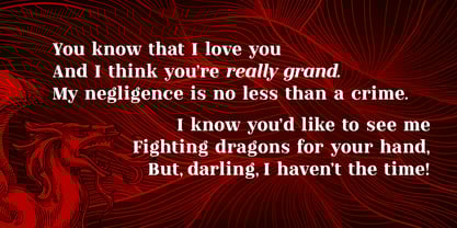 Pygmalion Font Poster 7