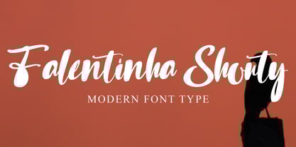 Falentinha Shouty Font Poster 1