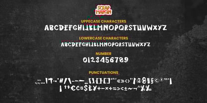Scrap Margin Font Poster 7