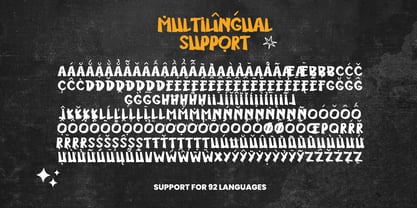 Scrap Margin Font Poster 8