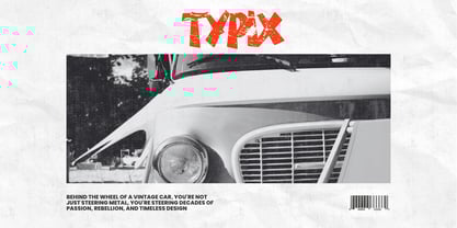 Scrap Margin Font Poster 2