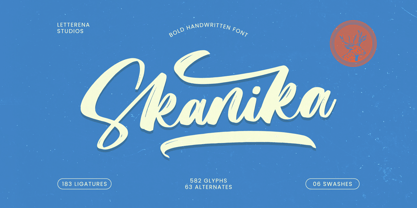 Skanika Font Poster 1