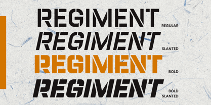 Champions Stencil Font Poster 6