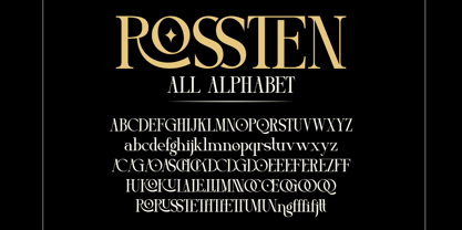 Rossten Font Poster 6
