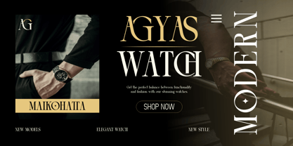 Rossten Font Poster 5