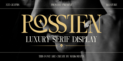 Rossten Font Poster 1