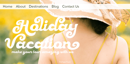 Follipe Font Poster 7