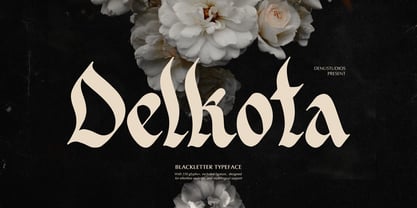 Delkota Font Poster 1
