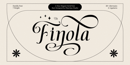 Dh Finola Font Poster 1