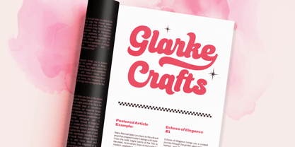 Milky Pinky Font Poster 3