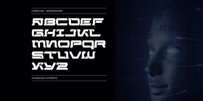 Modern Aerob Font Poster 7