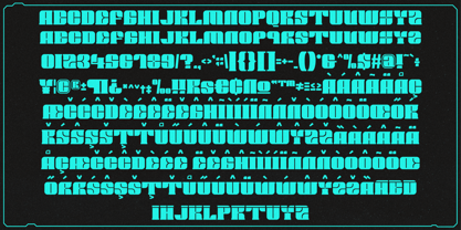 Aruesa Font Poster 5