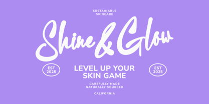 Keira Juniper Font Poster 4