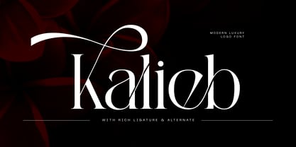 Kalieb Luxury Font Poster 1