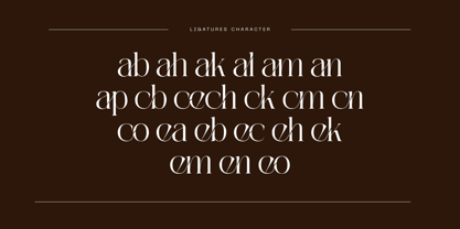 Kalieb Luxury Font Poster 9