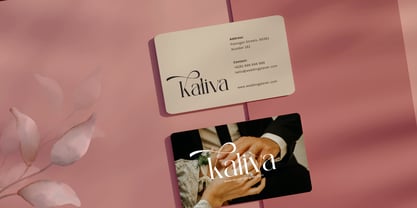 Kalieb Luxury Font Poster 4