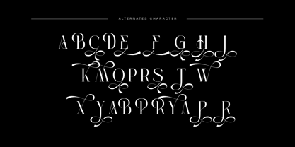 Kalieb Luxury Font Poster 10