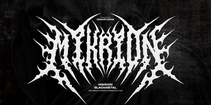 Mikrion Font Poster 1