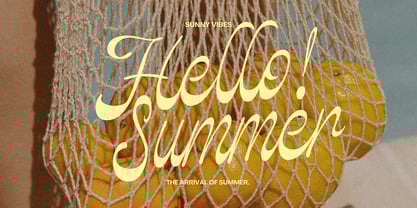 Beach and Great Moments Font Poster 2