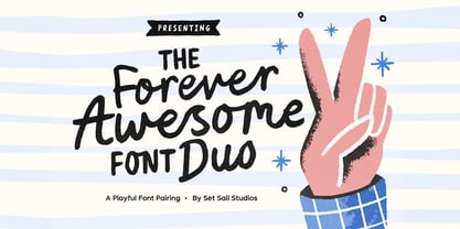 Forever Awesome Font Poster 1