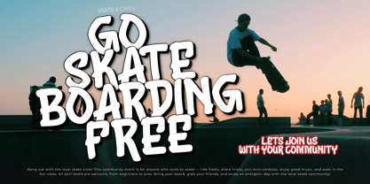 Scribble Pop Font Poster 3