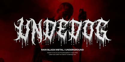 Reign Crimson Font Poster 5