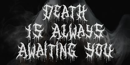 Reign Crimson Font Poster 4