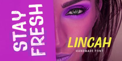 Lincah Brush Font Poster 2