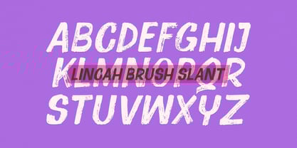 Lincah Brush Font Poster 5