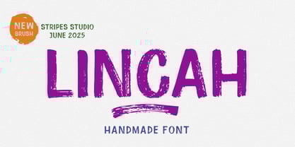 Lincah Brush Font Poster 1