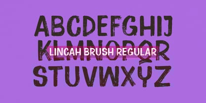 Lincah Brush Font Poster 4